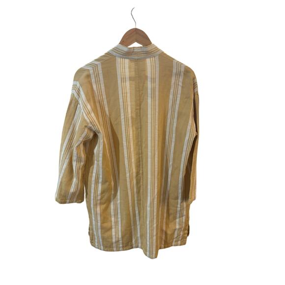 Eileen Fisher Organic striped kimono jacket - Picture 4 of 5